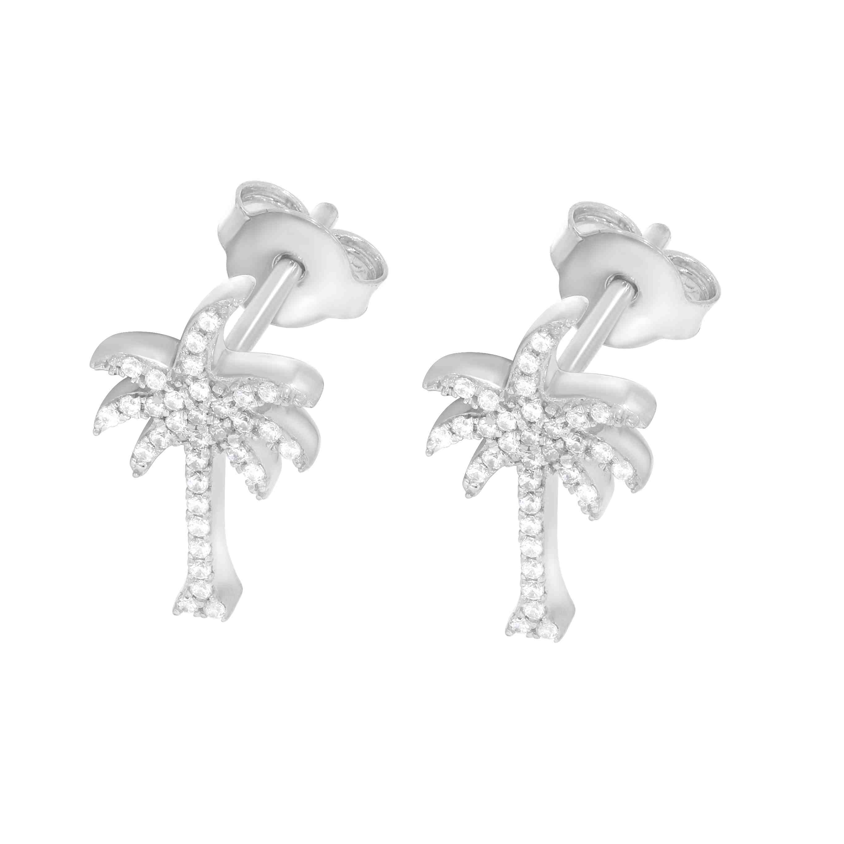 Palm Tree Stud Earring ER21451A15MM